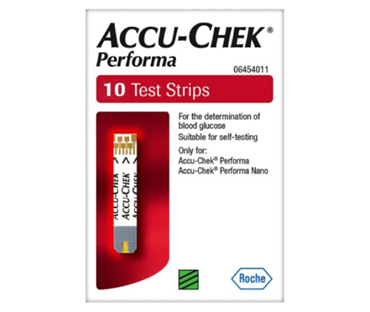 ROCHE Accu-chek performa trakice 10 komada