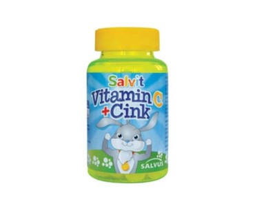 SALVIT VITAMIN C + CINK ŽELE BOMBONI A60