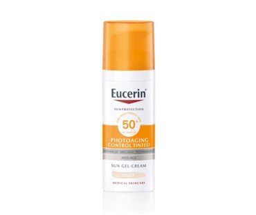 Eucerin Photoaging Control tonirana gel-krema, svijetla nijansa SPF 50+