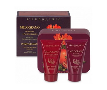 Lerbolario Precious moments Melograno promo paket (gel za tuširanje 75ml + krema za ruke i tijelo 75ml)