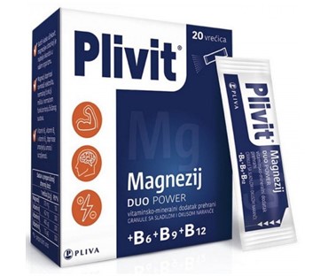 PLIVIT MAGNEZIJ DUO POWER granule u vrećicama a20