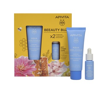 Apivita Beeauty Buzz Aqua Beelicious rich krema 40 ml + GRATIS booster 10 ml