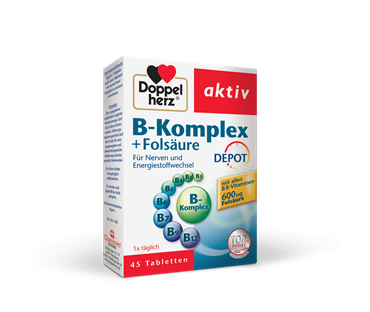 Doppelherz Aktiv B-Complex + folna kiselina tablete a45