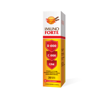 NATURAL WEALTH IMUNO FORTE D1000 C1000 + CINK EFF. A20