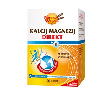 NATURAL WEALTH KALCIJ MAGNEZIJ + D DIREKT A20