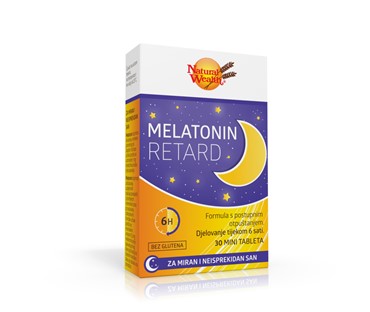 NATURAL WEALTH MELATONIN RETARD TABLETE A30