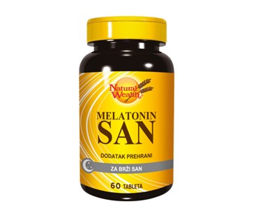 NATURAL WEALTH MELATONIN SAN TABLETE A60