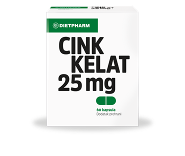 DIETPHARM CINK KELAT 25 MG CAPS. A60