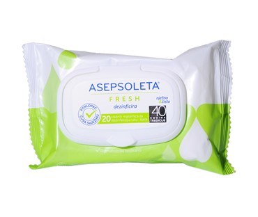 ASEPSOLETA FRESH a 20, Osvježavajuće maramice