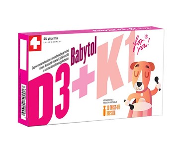 BABYTOL D3 + K1 TWIST OFF KAPSULE