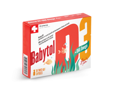 BABYTOL D3 + DHA OMEGA TWIST OFF KAPSULE