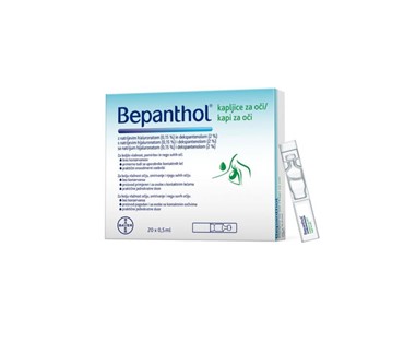 BEPANTHOL KAPI ZA SUHE I NADRAŽENE OČI 20x0,5 ml