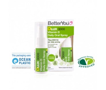 BETTERYOU VITAMIN D3000 IU ORALNI SPREJ