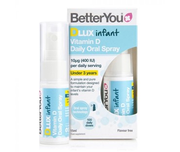 BETTER YOU DLUX INFANT 400 D3 VITAMIN SPREJ 5ML