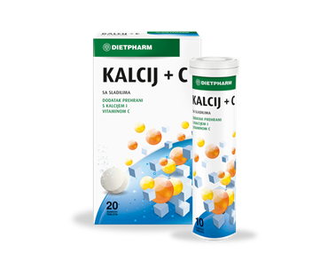 DIETPHARM KALCIJ+C ŠUMEĆE TABLETE A20