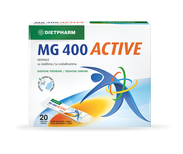 DIETPHARM MAGNEZIJ 400 ACTIVE GRANULE A20