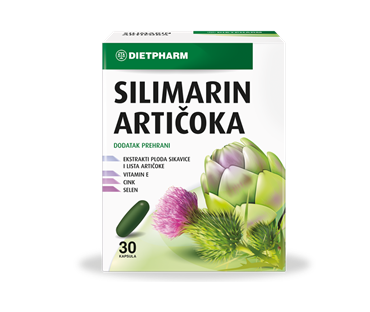 DIETPHARM SILIMARIN ARTIČOKA KAPSULE A30