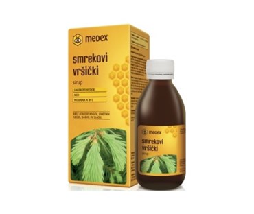 MEDEX SIRUP SMREKOVI VRŠCI SA MEDOM 150 ML