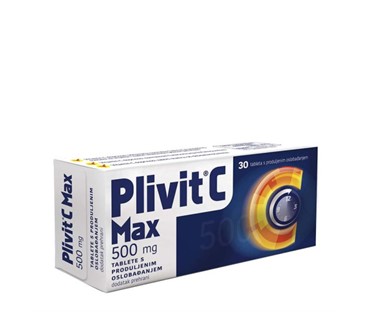 PLIVIT C MAX  30 X 500 MG