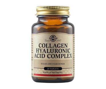 SOLGAR COLLAGEN HYALURONIC TBL A30