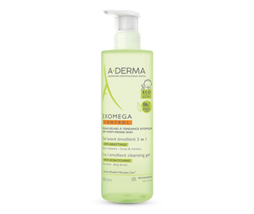 A-Derma Exomega CONTROL Emolijent gel za čišćenje 2u1 500ml