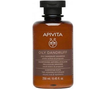 APIVITA Šampon protiv masne peruti s bijelom vrbom i propolisom 250ml